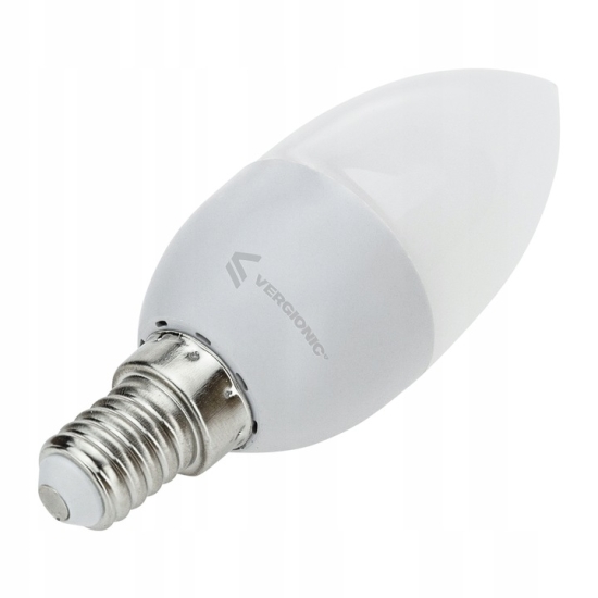 VERGIONIC Żarówka LED Świeczka E14 4W 5600K- 7528